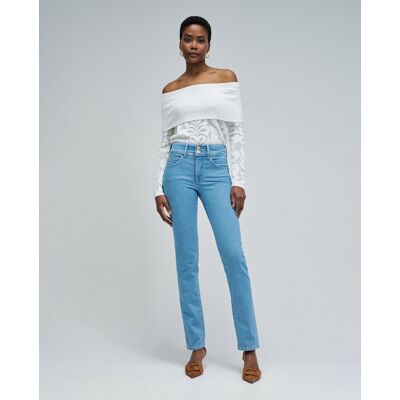 Salsa Jeans Vaquero de mujer secret push in slim. (38 - Largo 32) Azul claro mujer Salsa Jeans Vaquero de mujer secret push in slim. (38 - Largo 32) Azul claro mujer