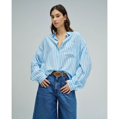 Salsa Jeans Camisa de lightdenim de mujer. (S) Azul mujer Salsa Jeans Camisa de lightdenim de mujer. (S) Azul mujer
