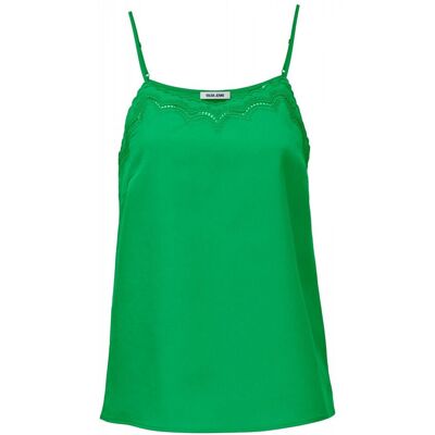 Salsa Jeans Top lightdenim con encaje de mujer. (L) Verde mujer Salsa Jeans Top lightdenim con encaje de mujer. (L) Verde mujer
