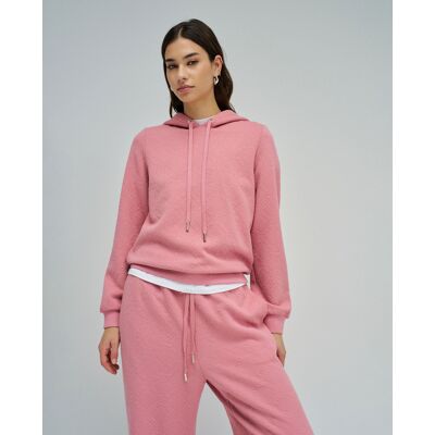 Salsa Jeans Sudadera con capucha de mujer en jacquard. (38) Rosa mujer Salsa Jeans Sudadera con capucha de mujer en jacquard. (38) Rosa mujer