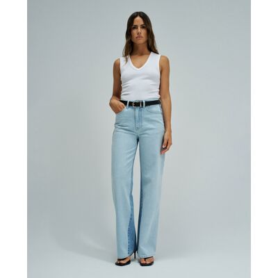 Salsa Jeans Vaqueros wide leg de mujer. (44 - Largo 32) Azul mujer Salsa Jeans Vaqueros wide leg de mujer. (44 - Largo 32) Azul mujer