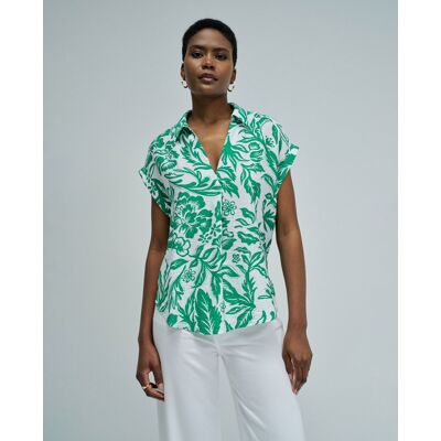 Salsa Jeans Camisa con bordados de mujer. (S) Verde mujer Salsa Jeans Camisa con bordados de mujer. (S) Verde mujer