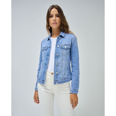 Salsa Jeans Cazadora vaquera de mujer slim fit. (36) Azul denim mujer Salsa Jeans Cazadora vaquera de mujer slim fit. (36) Azul denim mujer