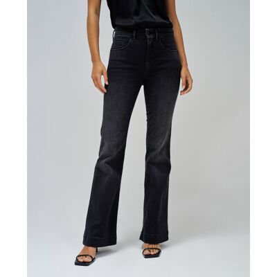 Salsa Jeans Vaquero campana de mujer Faith push in flare. (48 - Largo 32) Negro mujer Salsa Jeans Vaquero campana de mujer Faith push in flare. (48 - Largo 32) Negro mujer