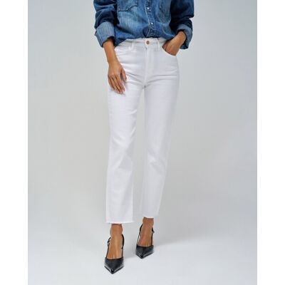 Salsa Jeans Vaqueros pitillo True cropped slim de mujer. (46 - Largo 28) Blanca mujer Salsa Jeans Vaqueros pitillo True cropped slim de mujer. (46 - Largo 28) Blanca mujer