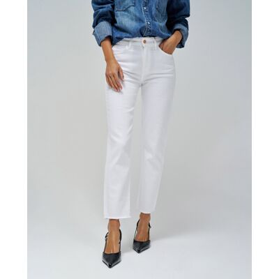 Salsa Jeans Vaqueros pitillo True cropped slim de mujer. (48 - Largo 28) Blanca mujer Salsa Jeans Vaqueros pitillo True cropped slim de mujer. (48 - Largo 28) Blanca mujer
