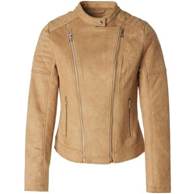 Salsa Jeans Cazadora de mujer de ante con cuello mao. (46) Camel mujer Salsa Jeans Cazadora de mujer de ante con cuello mao. (46) Camel mujer