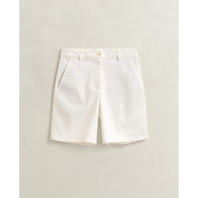 Gant Bermudas de mujer tipo chinos liso. (42) Blanco mujer Gant Bermudas de mujer tipo chinos liso. (42) Blanco mujer