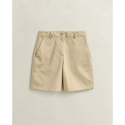 Gant Bermudas de mujer tipo chinos liso. (42) Beige mujer Gant Bermudas de mujer tipo chinos liso. (42) Beige mujer