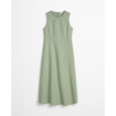 MARC O'POLO Vestido sin mangas regular mezcla de algodón orgánico, lyocell y lino. (34) Verde mujer MARC O'POLO Vestido sin mangas regular mezcla de algodón orgánico, lyocell y lino. (34) Verde mujer
