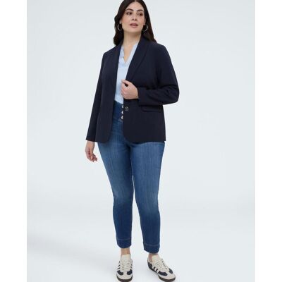 Fiorella Rubino Jeggings de mujer de denim con botones decorativos lavado azul efecto washed. (48) Azul mujer Fiorella Rubino Jeggings de mujer de denim con botones decorativos lavado azul efecto washed. (48) Azul mujer