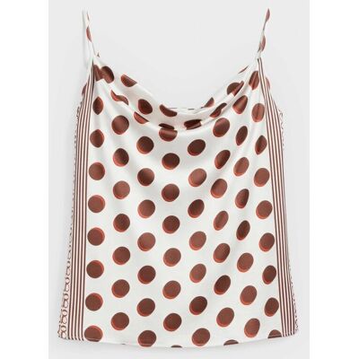 Gisela Camiseta de pijama de mujer tejido estampado satinado monogram. (38) Multicolor mujer Gisela Camiseta de pijama de mujer tejido estampado satinado monogram. (38) Multicolor mujer
