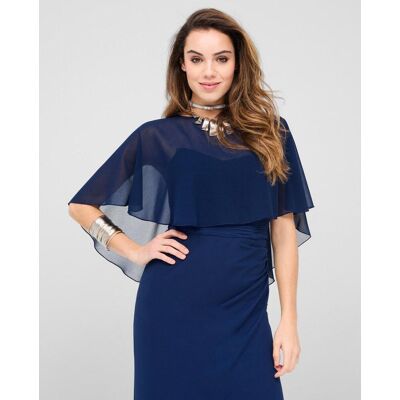 Veneno en la piel Capa de mujer de gasa sin mangas. (única) Azul mujer Veneno en la piel Capa de mujer de gasa sin mangas. (única) Azul mujer