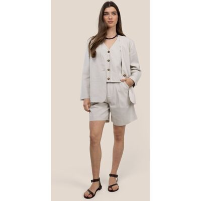El Ganso Blazer liso de mujer gaia. (38) Natural mujer El Ganso Blazer liso de mujer gaia. (38) Natural mujer