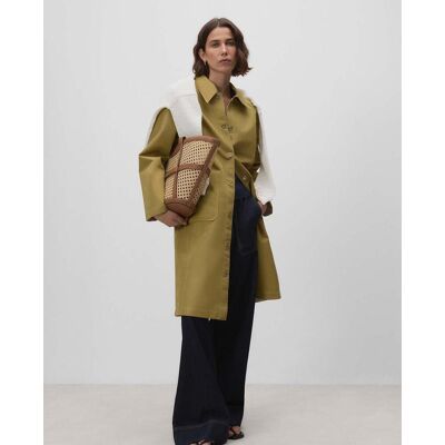 Simorra Parka de mujer larga reversible. (38) Verde mujer Simorra Parka de mujer larga reversible. (38) Verde mujer