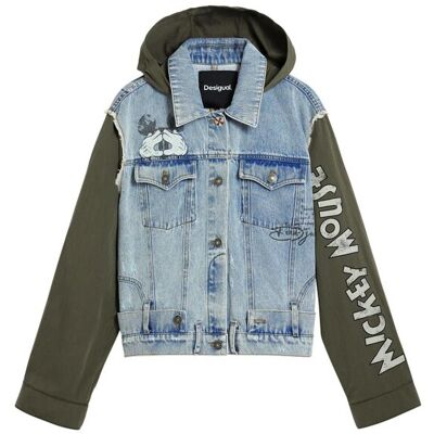 Desigual Parka de mujer bimateria mickey mouse™. (40) Azul mujer Desigual Parka de mujer bimateria mickey mouse™. (40) Azul mujer