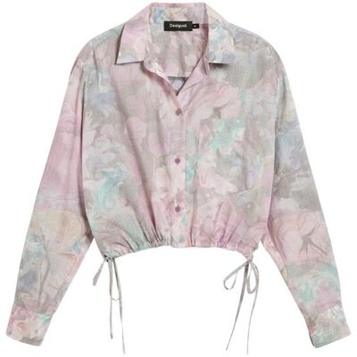 Desigual Camisa de mujer lazadas diseñado por Mr Christian Lacroix. (42) Rojo mujer Desigual Camisa de mujer lazadas diseñado por Mr Christian Lacroix. (42) Rojo mujer