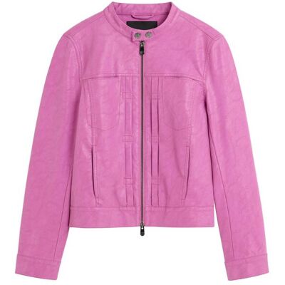 Desigual Biker de mujer efecto piel. (42) Morado pastel mujer Desigual Biker de mujer efecto piel. (42) Morado pastel mujer