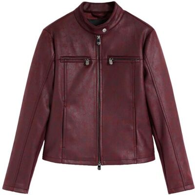 Desigual Cazadora de mujer efecto piel. (44) Rojo mujer Desigual Cazadora de mujer efecto piel. (44) Rojo mujer
