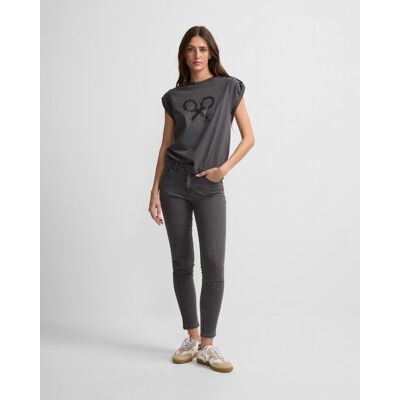 Silbon Vaquero pitillo de mujer slim fit gris. (36) Gris mujer Silbon Vaquero pitillo de mujer slim fit gris. (36) Gris mujer