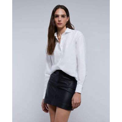 Scalpers Camisa de mujer de manga larga y cuello clásico. (S) Blancos mujer Scalpers Camisa de mujer de manga larga y cuello clásico. (S) Blancos mujer
