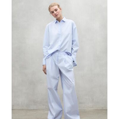 Ecoalf Pantalón recto de mujer con cierre de botón y cremallera. (36) Azul mujer Ecoalf Pantalón recto de mujer con cierre de botón y cremallera. (36) Azul mujer