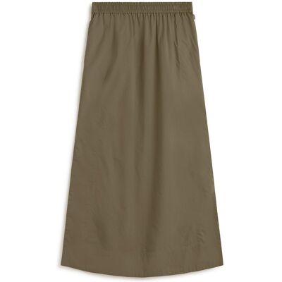 Ecoalf Falda larga con bolsillos. (38) Kaki mujer Ecoalf Falda larga con bolsillos. (38) Kaki mujer