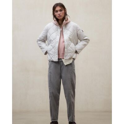 Ecoalf Cazadora de mujer con cuello redondo. (42) Blanco mujer Ecoalf Cazadora de mujer con cuello redondo. (42) Blanco mujer