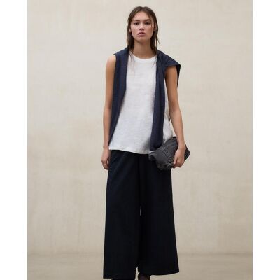 Ecoalf Blusa de mujer sin mangas de lino. (XS) Blanco mujer Ecoalf Blusa de mujer sin mangas de lino. (XS) Blanco mujer