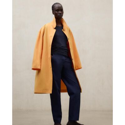 Ecoalf Pantalón recto de mujer de algodón con pierna ajustada. (40) Azul marino mujer Ecoalf Pantalón recto de mujer de algodón con pierna ajustada. (40) Azul marino mujer