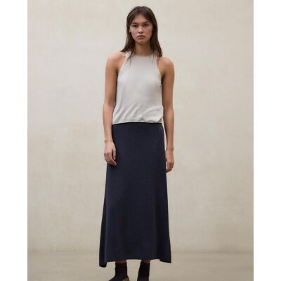 Ecoalf Top de punto de mujer sin mangas con cuello redondo. (XS) Beige mujer Ecoalf Top de punto de mujer sin mangas con cuello redondo. (XS) Beige mujer