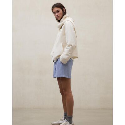 Ecoalf Short de mujer de lino con cintura elástica. (34) Azul claro mujer Ecoalf Short de mujer de lino con cintura elástica. (34) Azul claro mujer