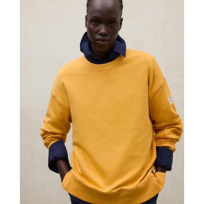 Ecoalf Sudadera de mujer de algodón con estampado puff en espalda. (XL) Naranja mujer Ecoalf Sudadera de mujer de algodón con estampado puff en espalda. (XL) Naranja mujer