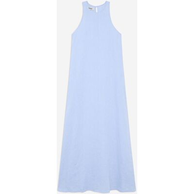 Ecoalf Vestido largo de tirantes. (36) Azul claro mujer Ecoalf Vestido largo de tirantes. (36) Azul claro mujer