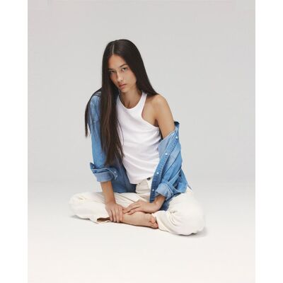 Ecoalf Camisa vaquera de mujer de algodón daria. (S) Azul mujer Ecoalf Camisa vaquera de mujer de algodón daria. (S) Azul mujer