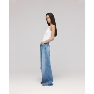 Ecoalf Vaquero de mujer ancho de algodón nevada. (44) Azul claro mujer Ecoalf Vaquero de mujer ancho de algodón nevada. (44) Azul claro mujer