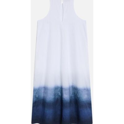 Ecoalf Vestido largo sin mangas con estampado degradado. (38) Azul mujer Ecoalf Vestido largo sin mangas con estampado degradado. (38) Azul mujer