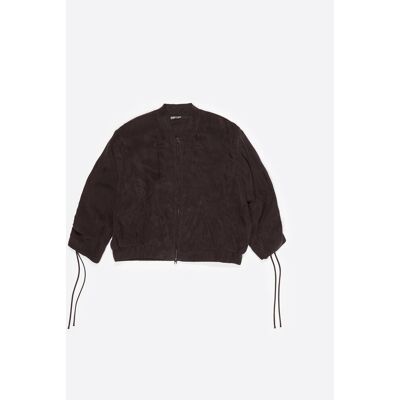 Bimba y Lola Cazadora bomber de mujer fluida con cremallera. (40) Negro mujer Bimba y Lola Cazadora bomber de mujer fluida con cremallera. (40) Negro mujer