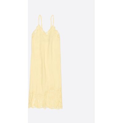 Bimba y Lola Vestido escote en v encajes. (34) Amarillo mujer Bimba y Lola Vestido escote en v encajes. (34) Amarillo mujer