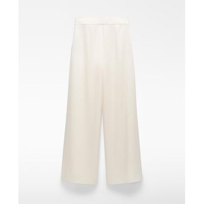 Adolfo Dominguez Pantalones anchos de mujer palazzo satinado. (34) Beige mujer Adolfo Dominguez Pantalones anchos de mujer palazzo satinado. (34) Beige mujer
