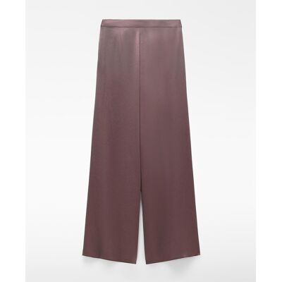 Adolfo Dominguez Pantalones anchos de mujer palazzo satinado. (42) Topo mujer Adolfo Dominguez Pantalones anchos de mujer palazzo satinado. (42) Topo mujer