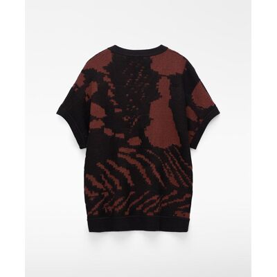 Adolfo Dominguez Jersey de mujer estampado en punto jacquard. (S) Negro mujer Adolfo Dominguez Jersey de mujer estampado en punto jacquard. (S) Negro mujer