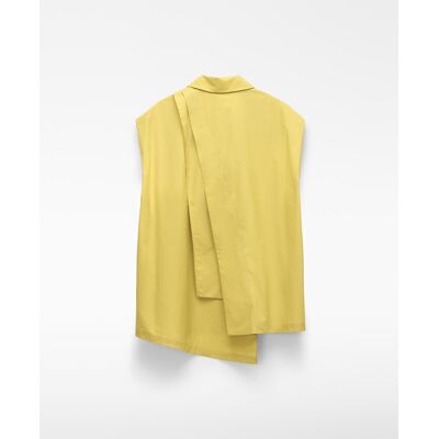 Adolfo Dominguez Camisa de mujer de algodón orgánico con paneles traseros. (XXL) Pistacho mujer Adolfo Dominguez Camisa de mujer de algodón orgánico con paneles traseros. (XXL) Pistacho mujer