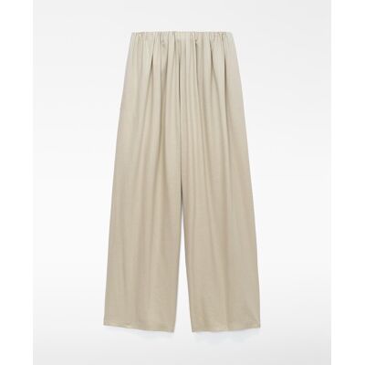 Adolfo Dominguez Pantalones anchos de mujer plisados fluidos. (M) Arena mujer Adolfo Dominguez Pantalones anchos de mujer plisados fluidos. (M) Arena mujer