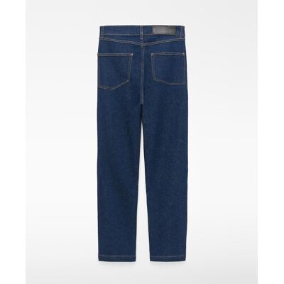 Adolfo Dominguez Vaqueros rectos de mujer denim comfort con cinco bolsillos. (40) Azul denim mujer Adolfo Dominguez Vaqueros rectos de mujer denim comfort con cinco bolsillos. (40) Azul denim mujer