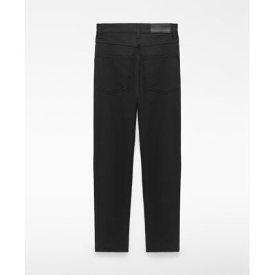 Adolfo Dominguez Vaqueros rectos de mujer denim comfort con cinco bolsillos. (36) Negro mujer Adolfo Dominguez Vaqueros rectos de mujer denim comfort con cinco bolsillos. (36) Negro mujer