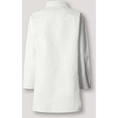 Pepe Jeans Vestido corto de mujer de sarga. (36) Blanco mujer Pepe Jeans Vestido corto de mujer de sarga. (36) Blanco mujer