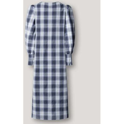 Pepe Jeans Vestido largo de mujer de cuadros. (44) Azul mujer Pepe Jeans Vestido largo de mujer de cuadros. (44) Azul mujer