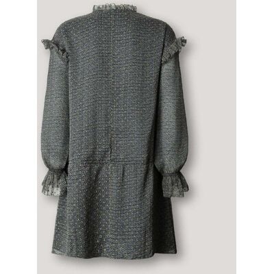 Pepe Jeans Vestido corto de mujer con volantes. (38) Azul mujer Pepe Jeans Vestido corto de mujer con volantes. (38) Azul mujer