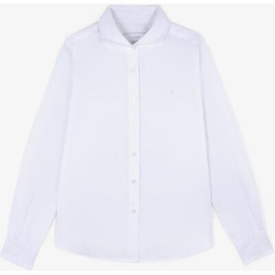 Scalpers Camisa de mujer de manga larga y cuello clásico. (XS) Blancos mujer Scalpers Camisa de mujer de manga larga y cuello clásico. (XS) Blancos mujer